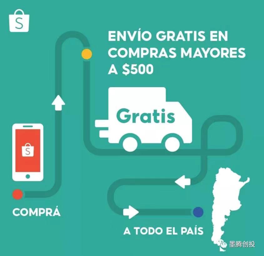 Shopee正式进入阿根廷市场:包邮有门槛、可分期 Shopee正式进入阿根廷市场:包邮有门槛、可分期